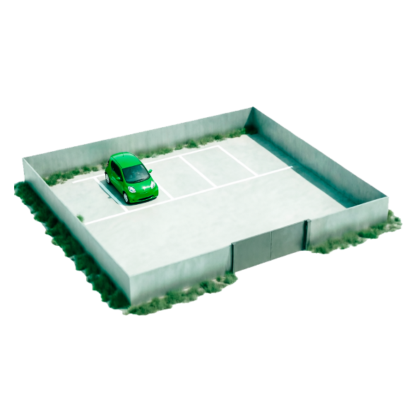 Парковочное место 3х6 м