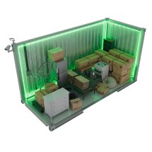 Аренда 20-футового контейнера 14 м²